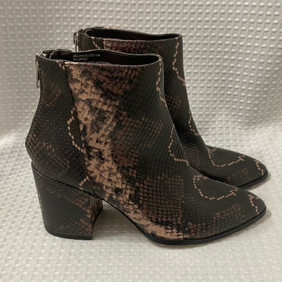 Steve Madden Jillian Snake Print Booties - Picture 4 of 8